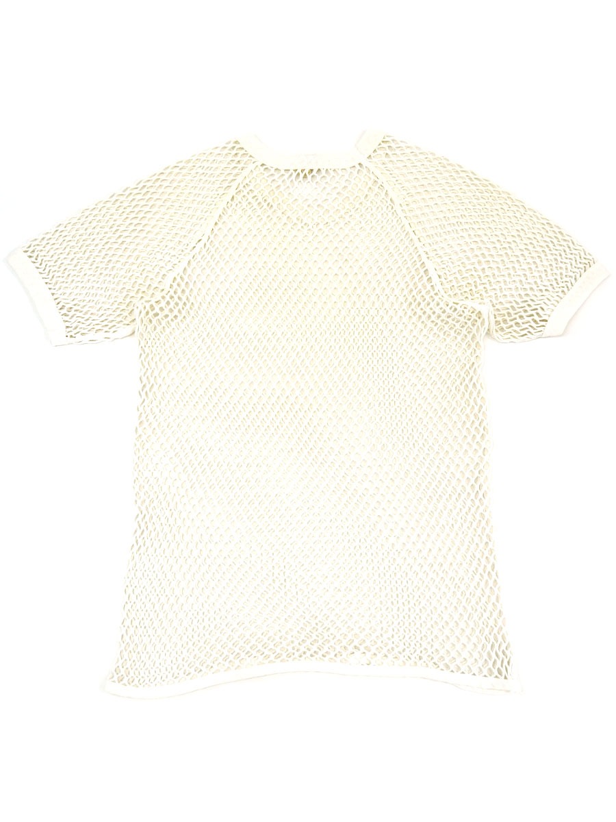 70's L.L.Bean 筆記体タグ メッシュTシャツ ホワイト 表記(XL)