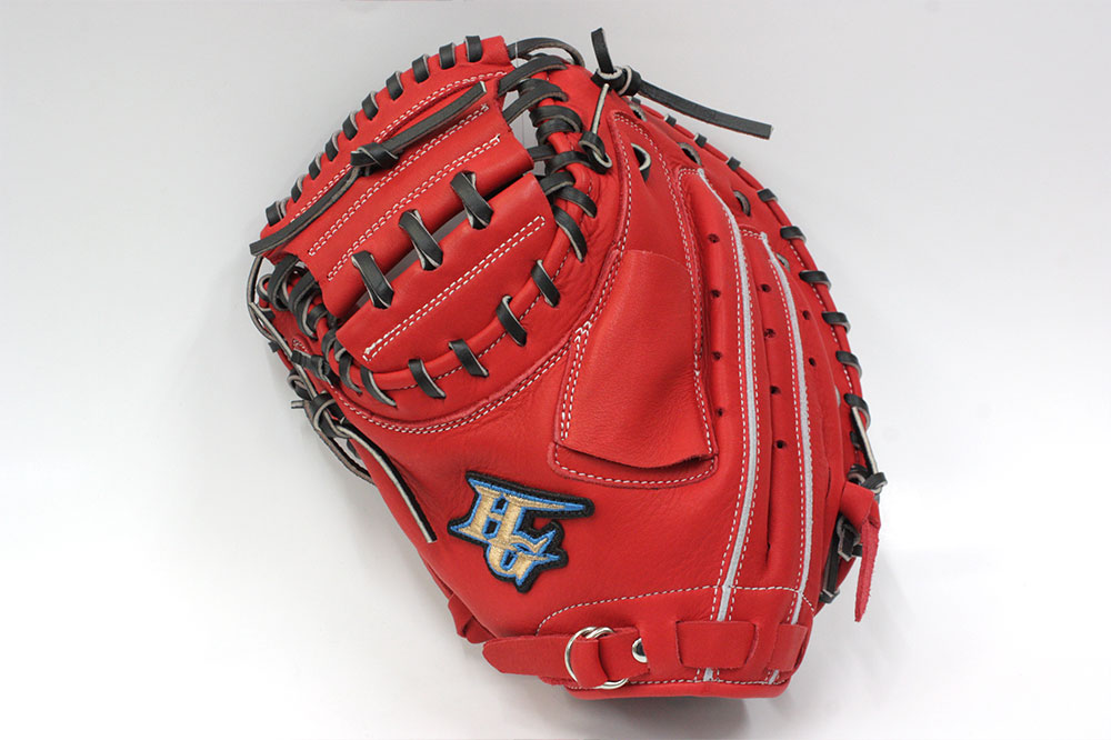 ハイゴールド 少年軟式キャッチャーミット RKG-212M Rオレンジ 左投げ