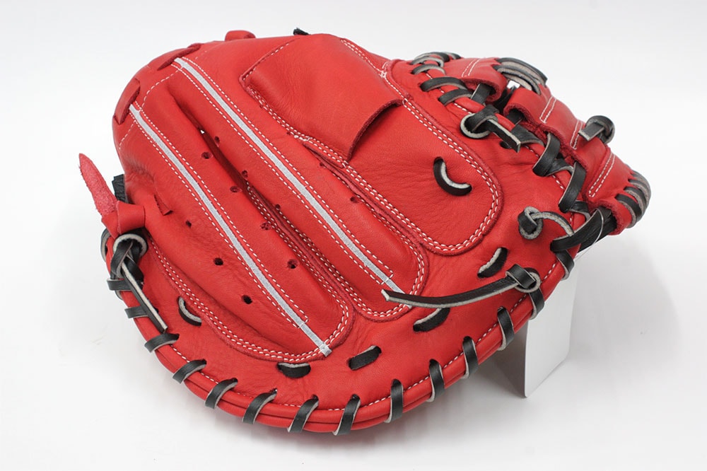 ハイゴールド 少年軟式キャッチャーミット RKG-212M Rオレンジ 左投げ