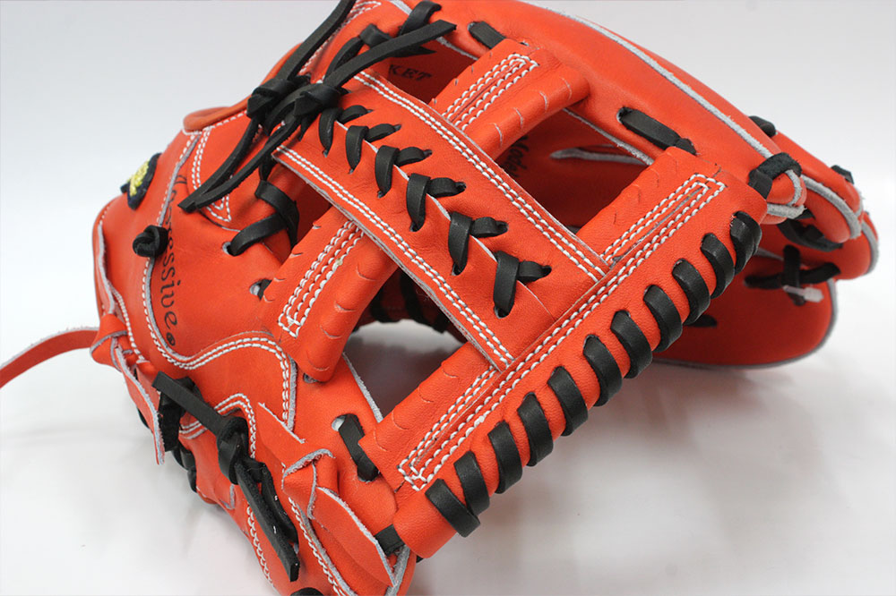 久保田スラッガー 硬式グローブ 内野手 KSG-TA6 GRオレンジ 三遊間向け