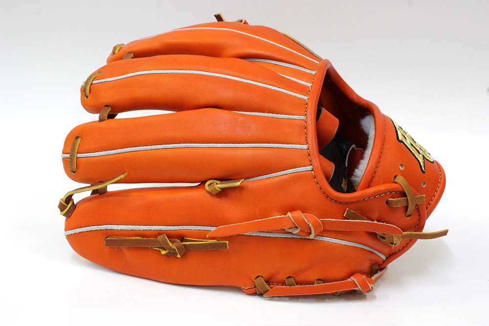 209.ハイゴールド硬式グラブ ハイゴールド 技極 最高峰 硬式用グラブ WKG-2096 オレンジ 内