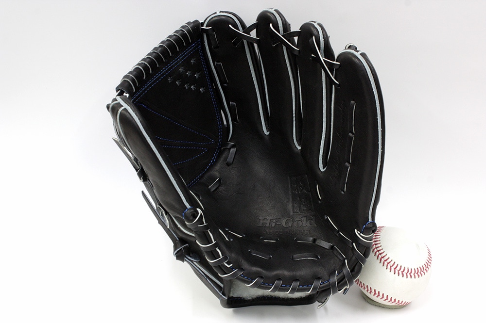 ハイゴールド 硬式用グラブ WKG-5031 ブラック 投手用 サイズD-3 極