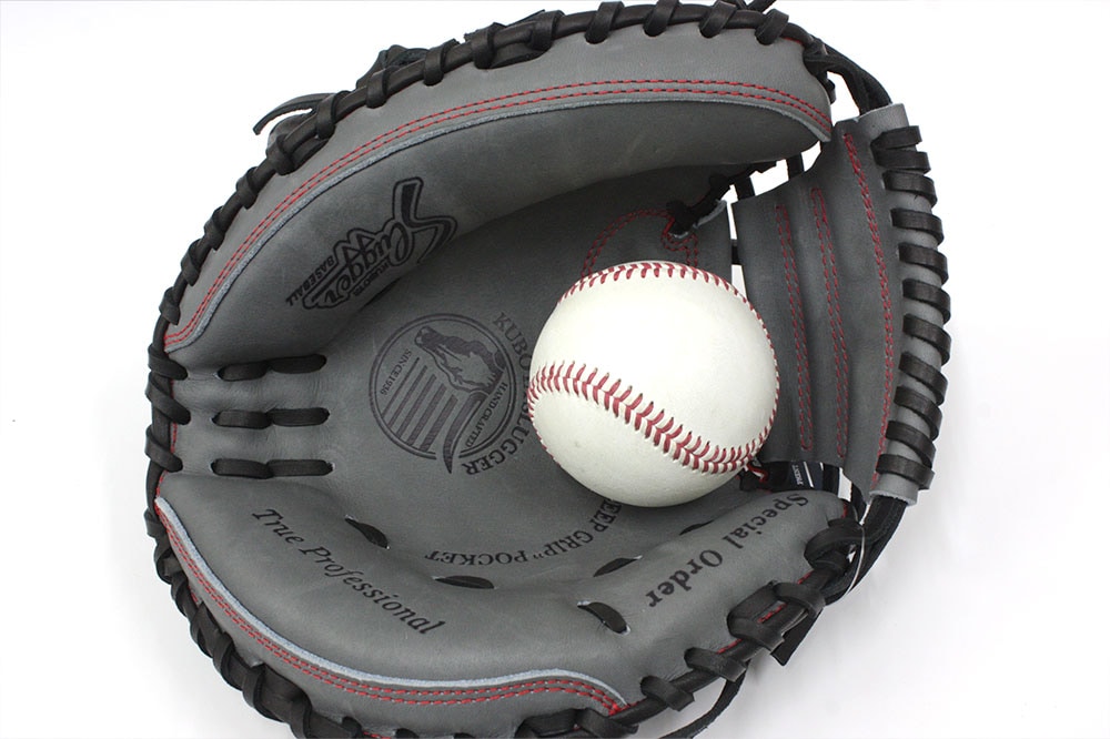 久保田スラッガー トレーニングミット LT21-M Dグレー×ブラック 右投げ