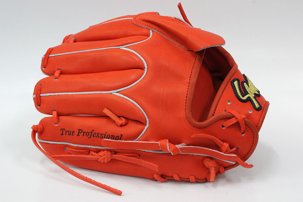Slugger オレンジ色 野球グローブ True Professional Slugger 硬式グローブ True Professional オレンジ（Amazon