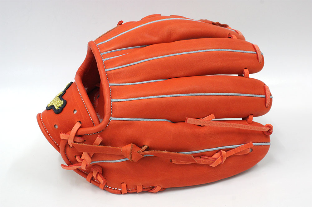 slugger スラッガー　左投げ用軟式グローブ オレンジ 久保田スラッガー 軟式用 KSN-MP4 Fオレンジ 左投げ用 オールラウンド