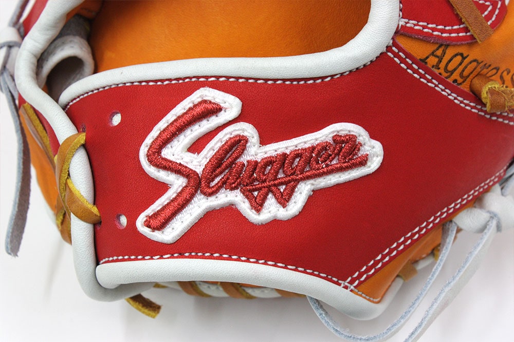 久保田スラッガー オーダー軟式グローブ 25MS W-35 KSオレンジ×レッド