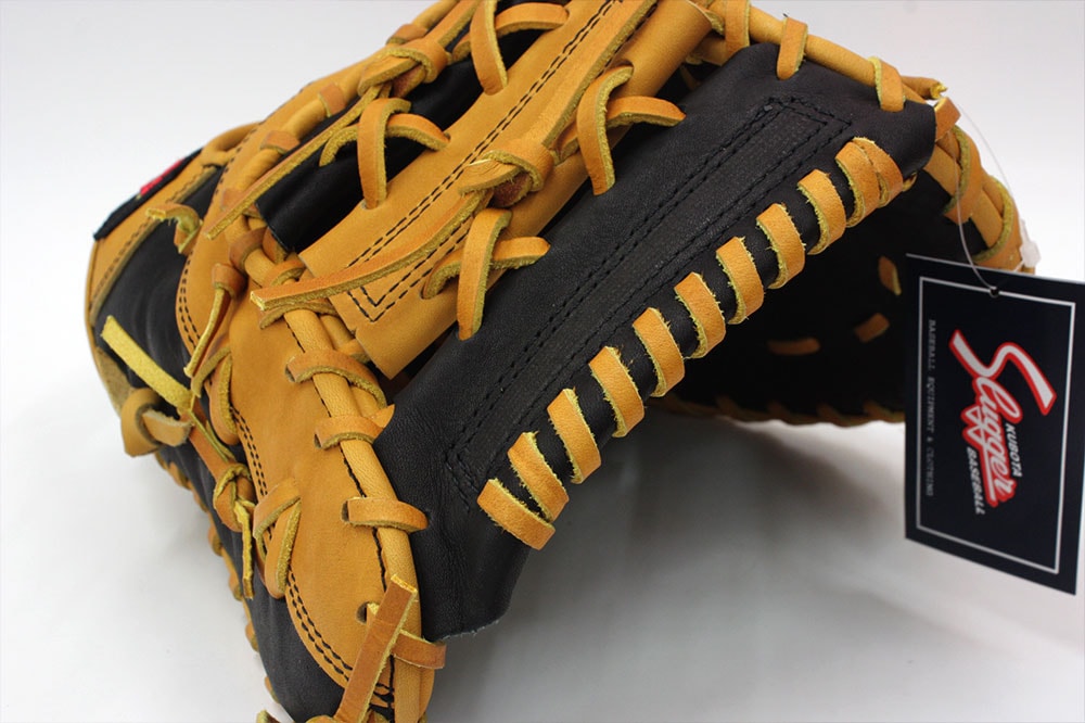 久保田スラッガー KSF-733 ブラック×タン 軟式用ファーストミット 深め