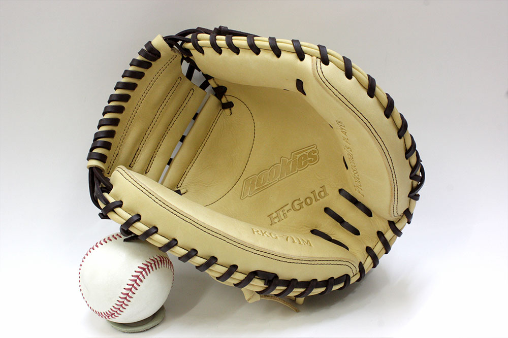 ハイゴールド 軟式キャッチャーミット 少年用 RKG-711M キャメル