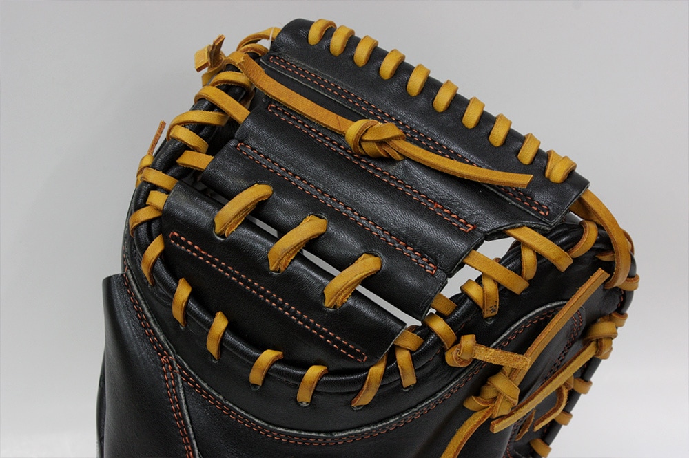ハイゴールド 軟式用キャッチャーミット OKG-633M ブラック 己極