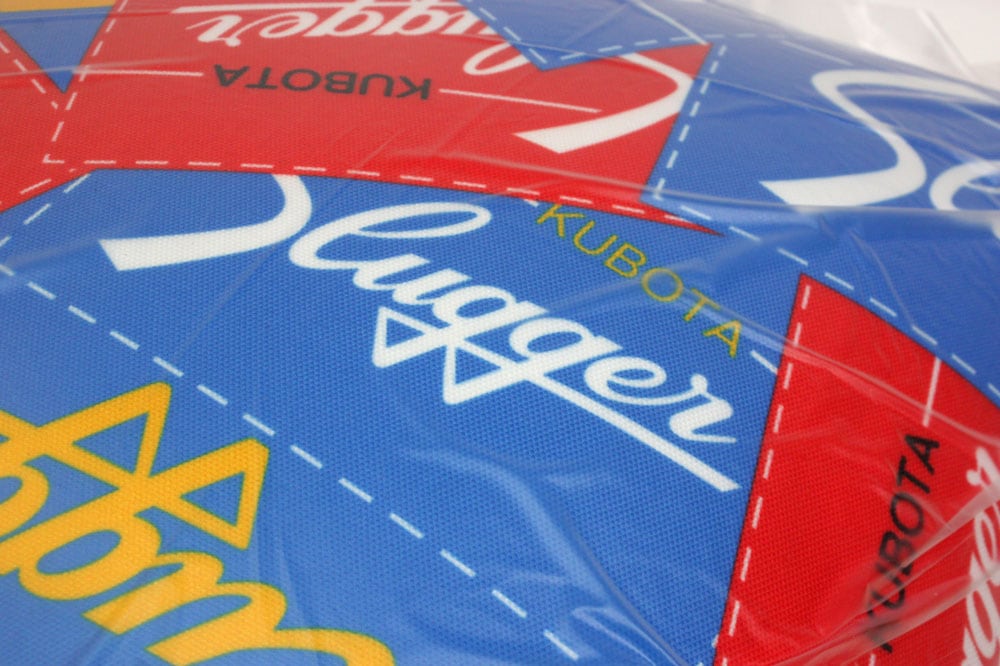 久保田スラッガー 90周年記念 限定ラベル柄クッション LT25-A4 30cm