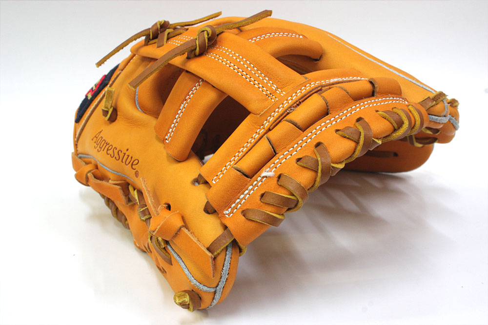 Slugger 軟式グローブ KSN-YH46 オレンジ 軟式 グラブ YH46 本多モデル 内野 久保田スラッガー(KUBOTA SLUGGER