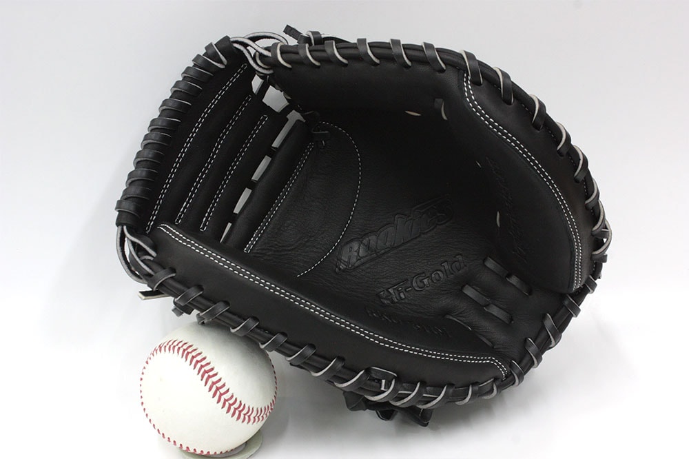 ハイゴールド 少年軟式キャッチャーミット RKG-311M ブラック 