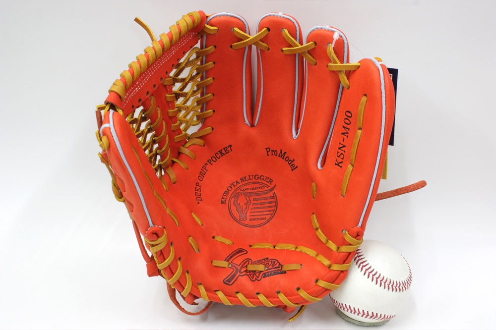 久保田スラッガー 軟式 グローブ KSN-M00 Fオレンジ ショート向け 鳥谷