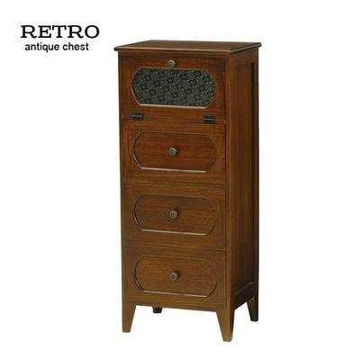 アンティーク風 4段チェスト｜B-COMPANY公式オンラインショップ