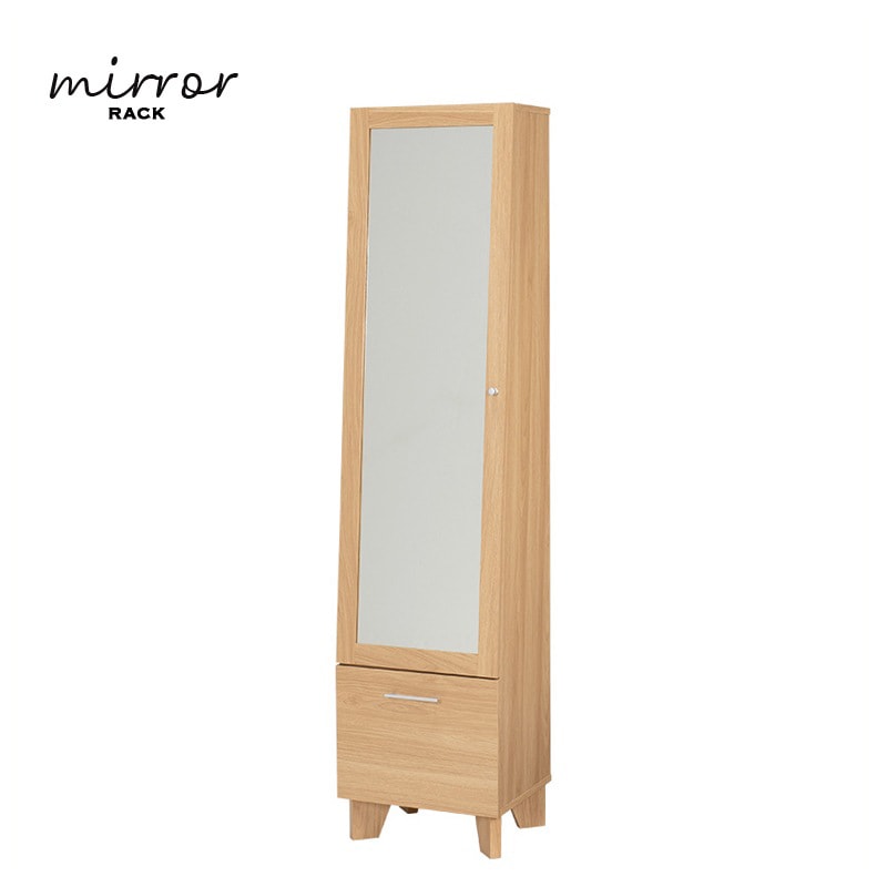 mirror & rack ミラー付き収納棚｜B-COMPANY公式オンラインショップ