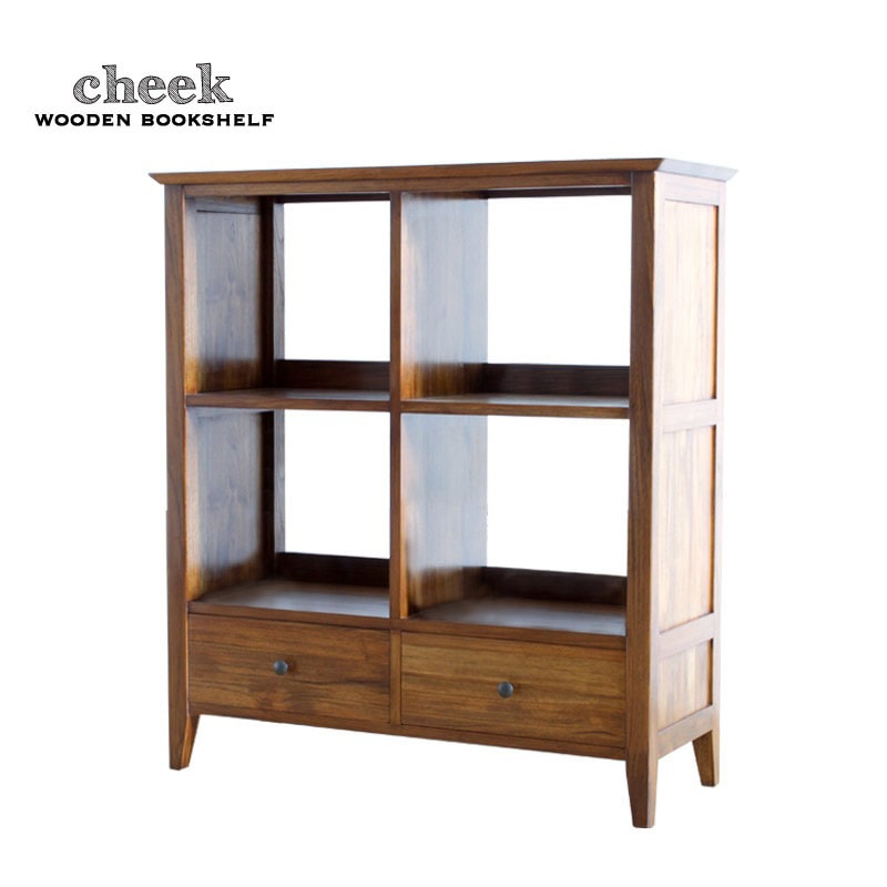BーCOMPANY アンティーク調 本棚 チーク ブックシェルフ｜B-COMPANY公式オンラインショップ