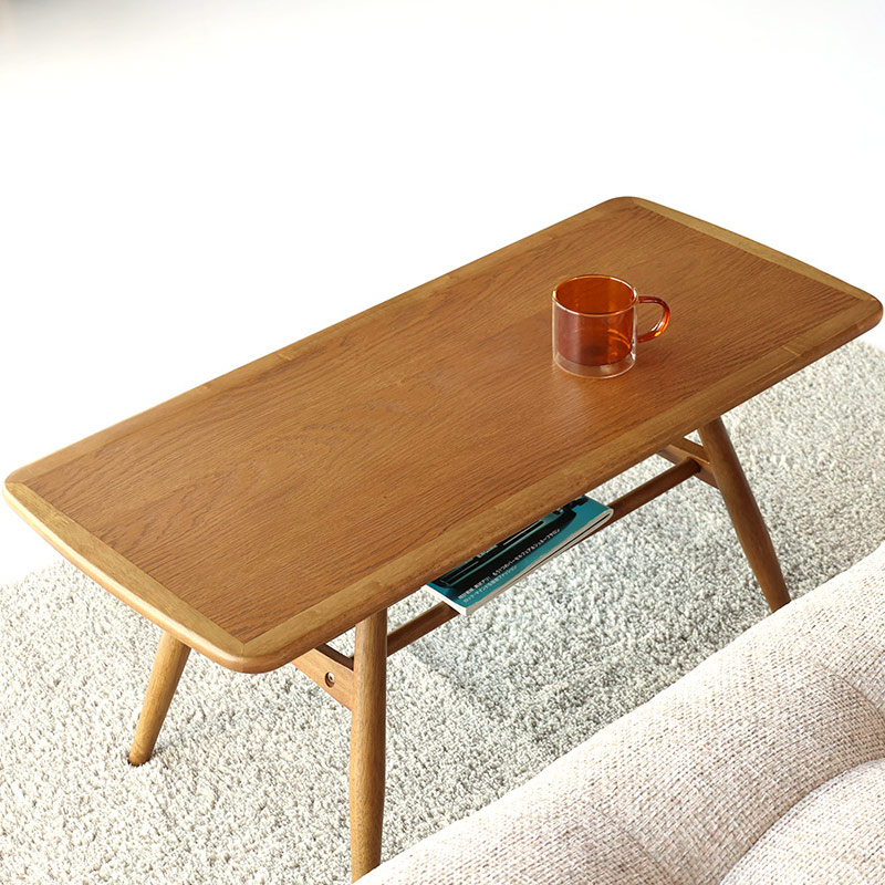 【美品】Rasic Living Table 1100 オーク材 テーブル Rasic リビングテーブル