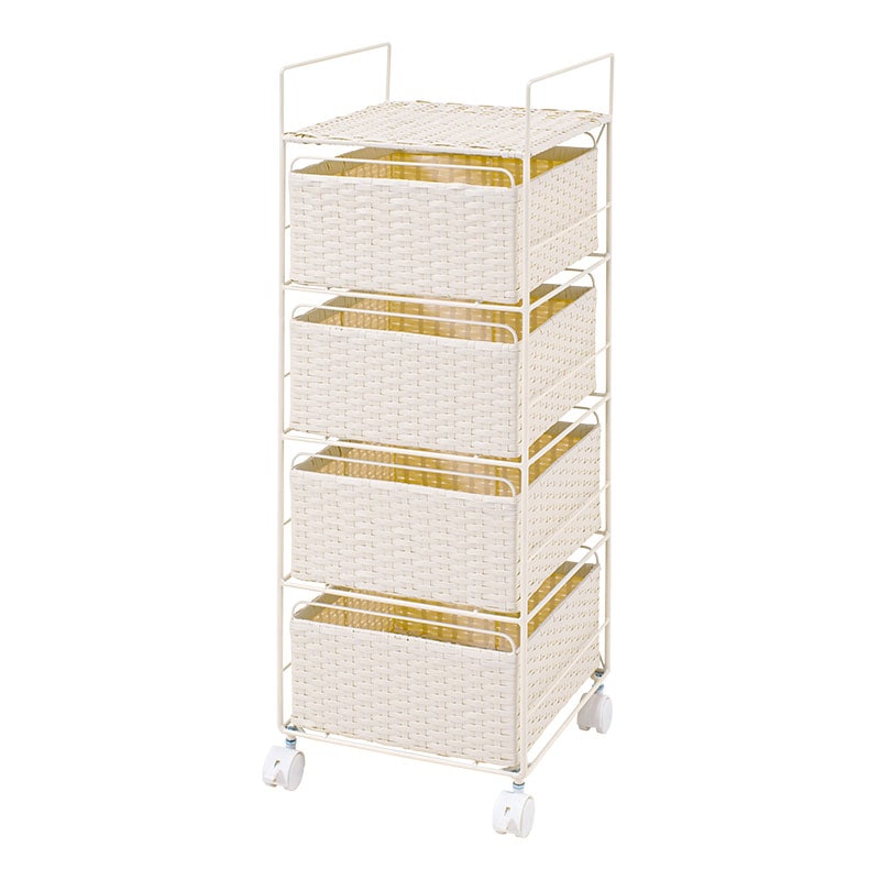 ラタン調ランドリーラック 幅30cm｜B-COMPANY公式オンラインショップ