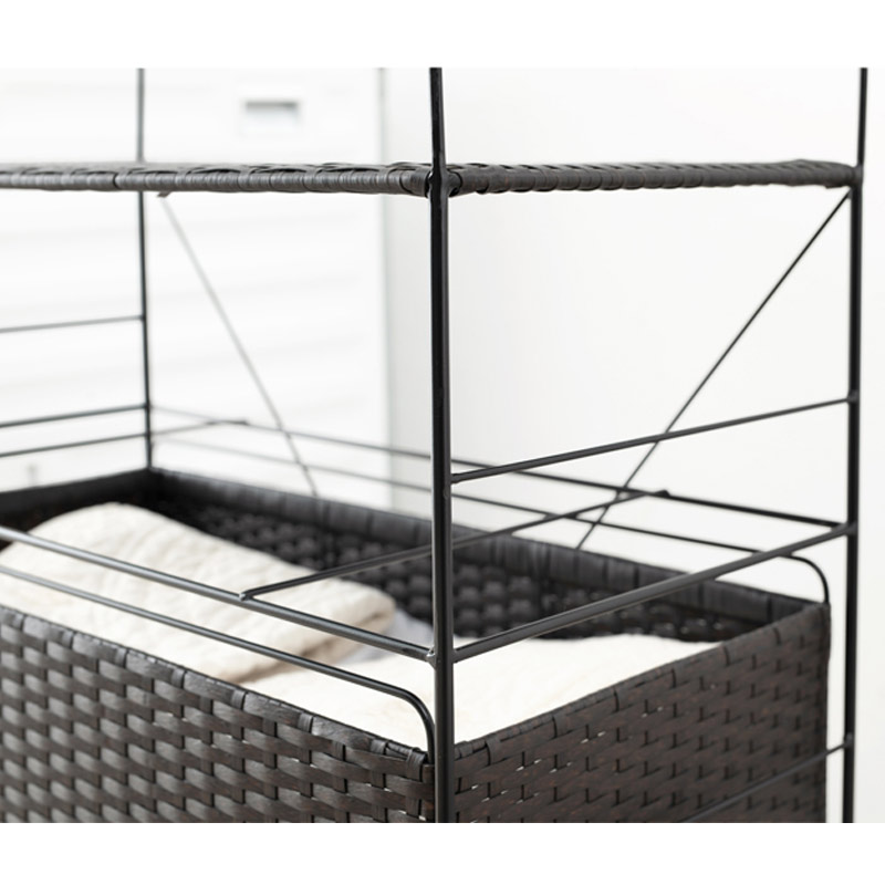 ラタン調ランドリーラック 幅30cm｜B-COMPANY公式オンラインショップ