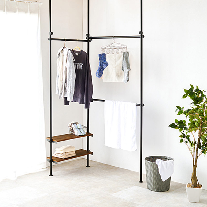 テンションロッド 伸縮ハンガーラック｜B-COMPANY公式オンラインショップ