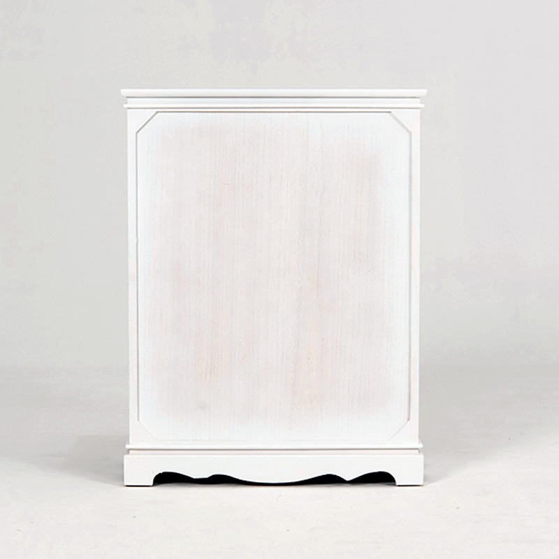 セツナ Sale JPN 和製アンティーク　４DR コンパクトキャビネット フランスアンティークキャビネットW1600アンティークホワイト色