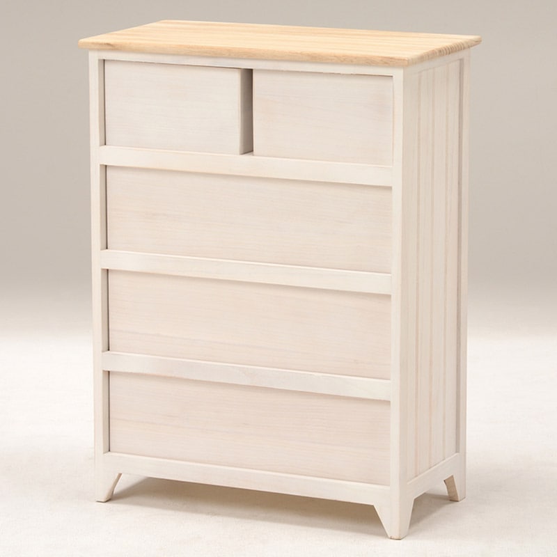 シャビーウッド 5Dワイドチェスト｜B-COMPANY公式オンラインショップ