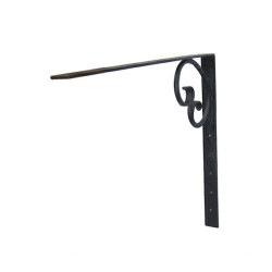 ブラケット シェルフサポート 棚受け ９０度タイプ アイアン 【奥行46×高51.5cm】 INK-1401186H|ブラケット(L字アングル)/Bracket