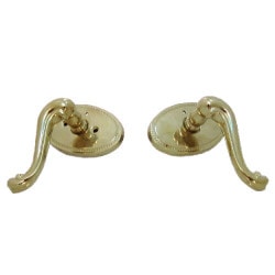 ドアハンドル ドアノブ アンティーク風 ゴールド（金） INK-LP1101-PVD|カウンター|ドア・建具・パーテーション