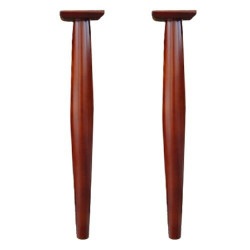 カウンター 足 ２本セット 木製 ブラウン 【幅10×奥行10×高70cm】 INK-0506015H|カウンターの脚|カウンター・カウンターの脚・洗面台/Counter stand