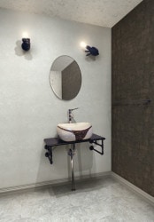 洗面台 洗面化粧台 陶器洗面ボウル+カウンター+ブラケット+混合水栓+ミラー+プッシュ式排水栓+トラップ 7点セット OTH-2 INK-0504113Hset2|Other|９つのインテリアスタイル