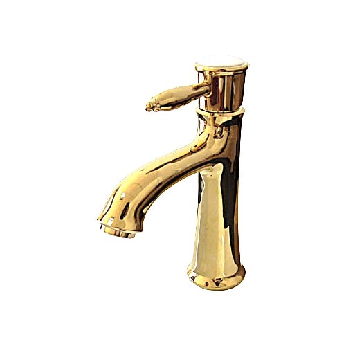 キッチンシンクの蛇口、ソリッド真鍮シングルハンドルキッチン蛇口 ソリッドブラス製シングルハンドルキッチン蛇口 - 伸縮式