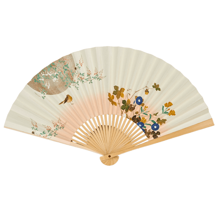 扇子〈四季花鳥図巻〉酒井抱一 (女性用)京都便利堂オンラインショップ