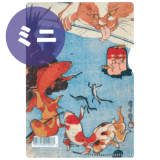 再生PP ミニクリアファイル〈金魚づくし 百物語〉歌川国芳|ステーショナリー|アートを使う