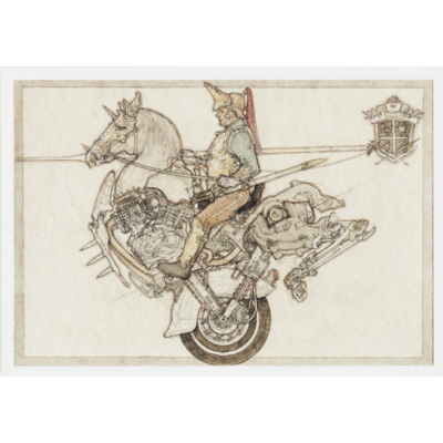 絵はがき〈フランス重騎兵〉山口晃京都便利堂オンラインショップ