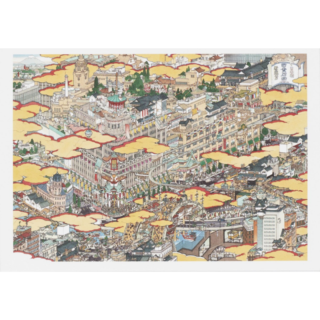 絵はがき〈百貨店圖 日本橋 新三越本店〉山口晃京都便利堂オンライン