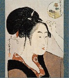 SALE 色紙〈五人美人愛嬌競〉喜多川歌麿  通常価格より50％OFF|色紙|アートを飾る