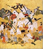 色紙〈重文 源氏物語絵色紙帖（葵）〉土佐光吉|色紙|アートを飾る