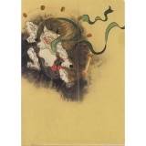 金箔風クリアファイル〈重文 風神雷神図屏風〉尾形光琳|ステーショナリー|アートを使う