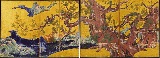縮小屏風〈国宝 檜図屏風〉伝狩野永徳|屏風|アートを飾る