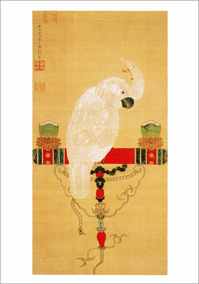 絵画（伊藤眸）外箱あり、額縁なし 絵はがき〈鸚鵡図〉伊藤若冲 NA-028京都便利堂オンラインショップ