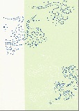 SALE　絵はがき〈染型撰 なつ：青波〉B-065 (1枚/10枚組)　通常価格より約50％OFF