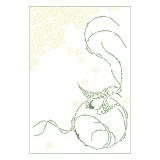 SALE　絵はがき〈染型撰 はる：蛇の目桜に燕〉B-052 (1枚/10枚組)　通常価格より約50％OFF