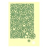 SALE　絵はがき〈染型撰 はる：円花文〉B-055 (1枚/10枚組)　通常価格より約50％OFF