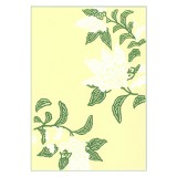 SALE　絵はがき〈染型撰 はる：唐花〉B-058 (1枚/10枚組)　通常価格より約50％OFF