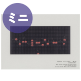 SALE ミニクリアファイル 〈17のさくらんぼ〉 浜口陽三筆  通常価格より50％OFF