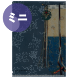 SALE　 ミニクリアファイル〈薬玉図〉沖一峨 通常価格より30％OFF|ステーショナリー|アートを使う