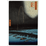 絵はがき〈名所江戸百景 両国花火〉歌川広重 TB-071|ジャンルで選ぶ|絵はがき / ポストカード