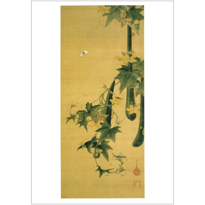 絵はがき〈糸瓜群虫図〉伊藤若冲 NA-53京都便利堂オンラインショップ