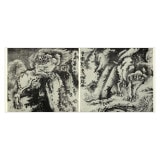 コロタイプ長型はがき〈唐獅子図〉曽我蕭白|ジャンルで選ぶ|絵はがき / ポストカード