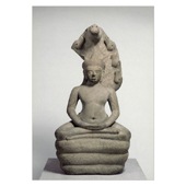 絵はがき〈ナーガ上のブッダ坐像〉T-401|絵はがき / ポストカード